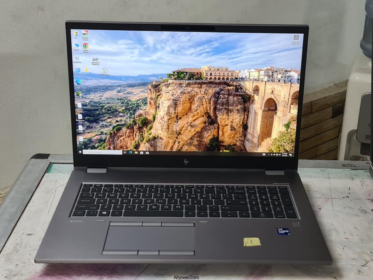 لابتوب hp zbook fury g8 17 – معالج Core i9-11850h – كارت شاشة RTX A4000