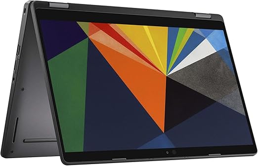 ديل لابتوب لاتيتيود 5300 2 في 1 بشاشة لمس 13.3 انش FHD (1920 × 1080) ومعالج انتل كور i5-8365U 3.9GHz وذاكرة RAM DDR4 سعة 16GB وSSD 256GB وكيبورد باضاءة خلفية وكاميرا ويب وويندوز 10 برو (مجدد)