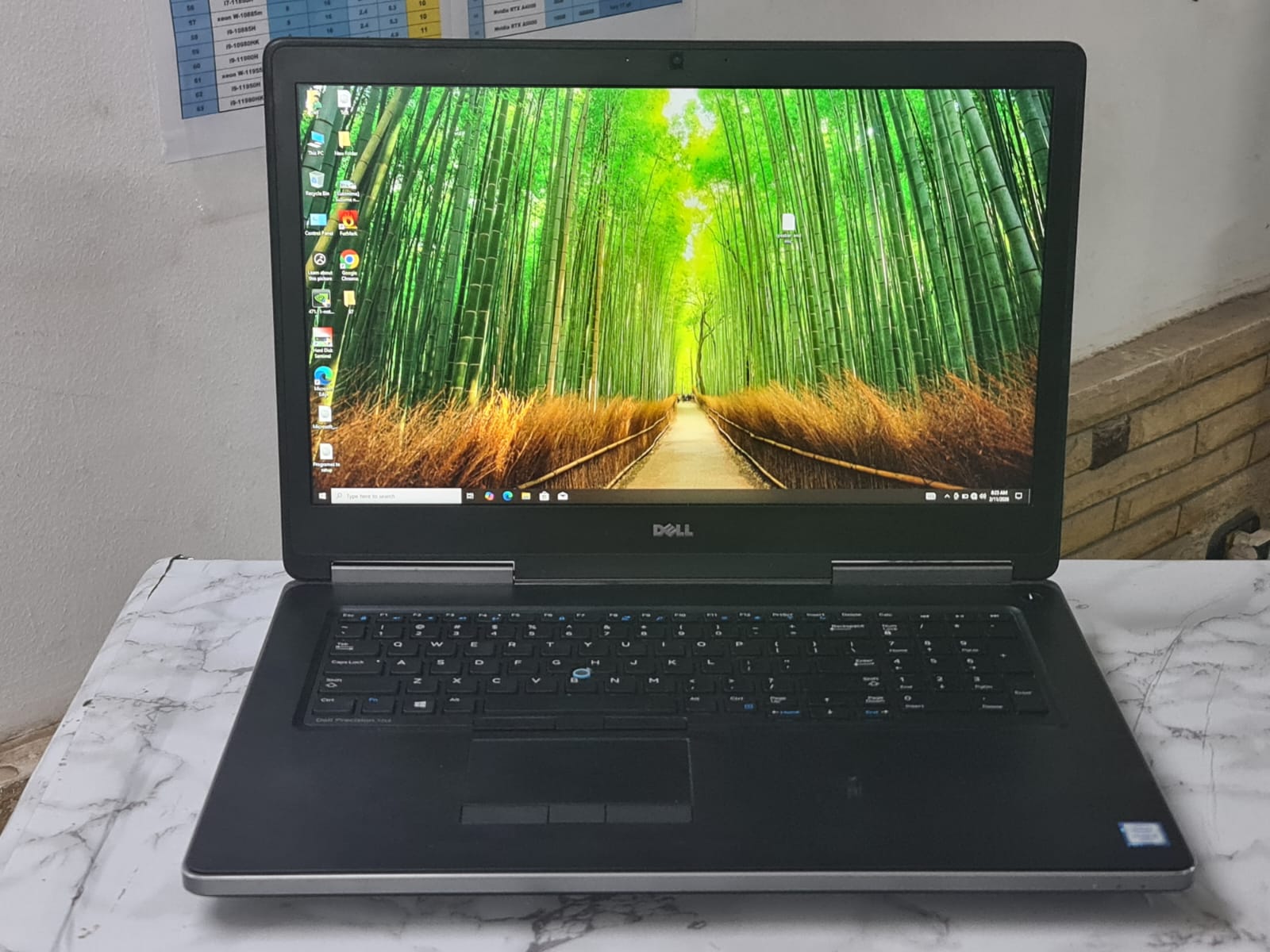 Dell Precision 7710 – i7 6820hq – ram 16g – ssd 512g – 17 inch fhd – nvidea m4000m 4g ddr5