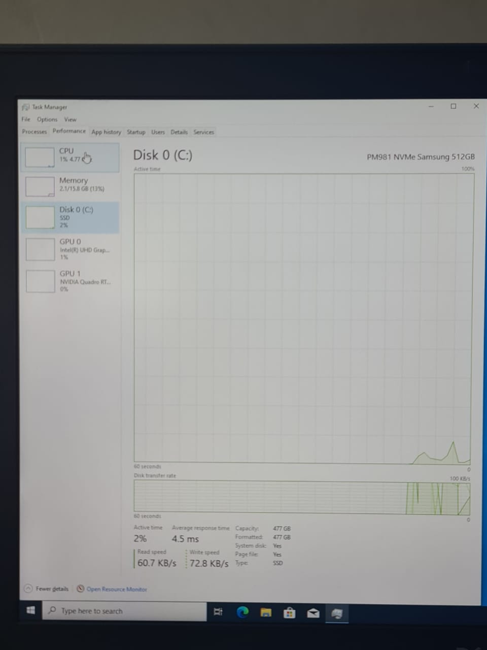 Dell Precision 7740 Intel Core I9-9880H Ram 16GB DDR4 512GB SSD NVIDIA Quadro RTX3000 6GB 17.3″ FHD