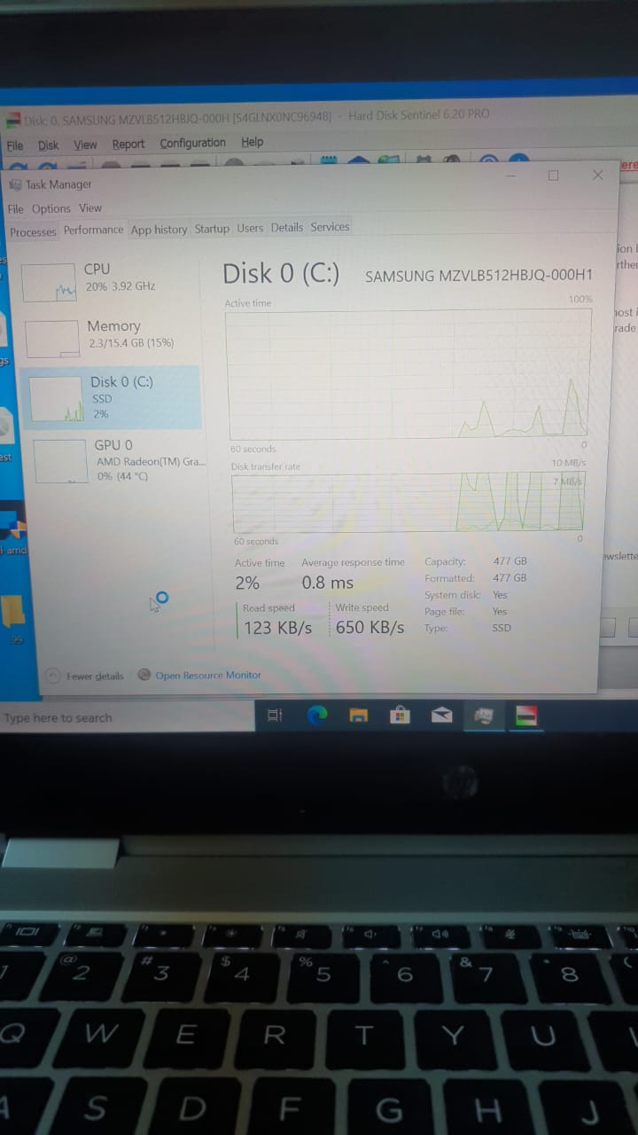 HP ProBook x360 435 G8 13.3″ FHD 2-in-1 Touchscreen Laptop, AMD Ryzen 7 Pro5850