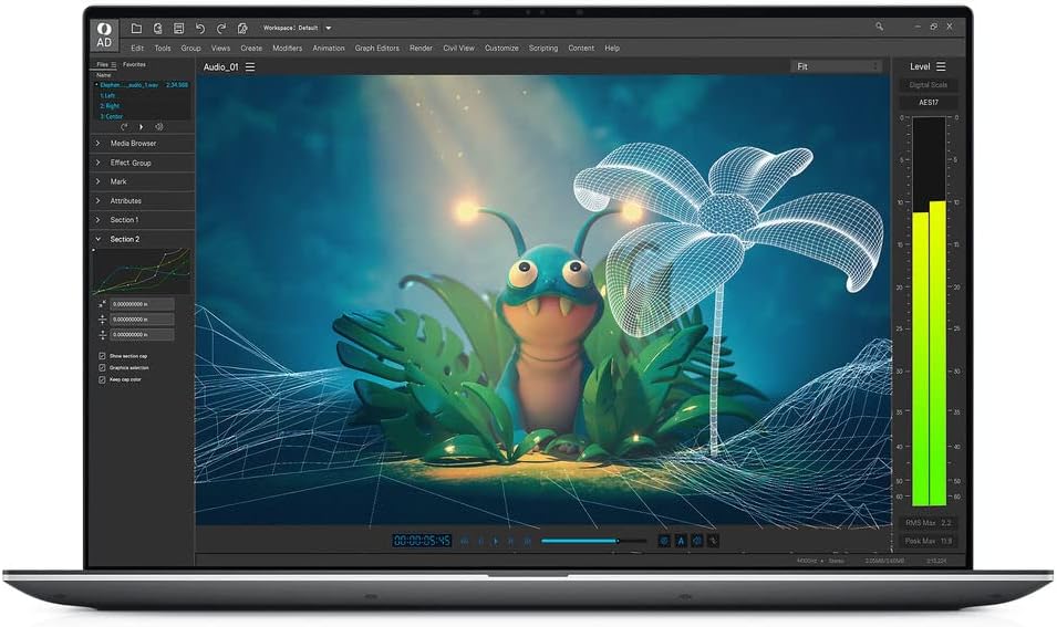 Dell Precision 5570 Laptop – 15.6″ FHD+ Display – 2.4 GHz Intel Core i7-12800H vPro 14-Core (12th Gen) – 512gB SSD – 16GB DDR5 – RTX A1000 – Windows 11 Pro - 3