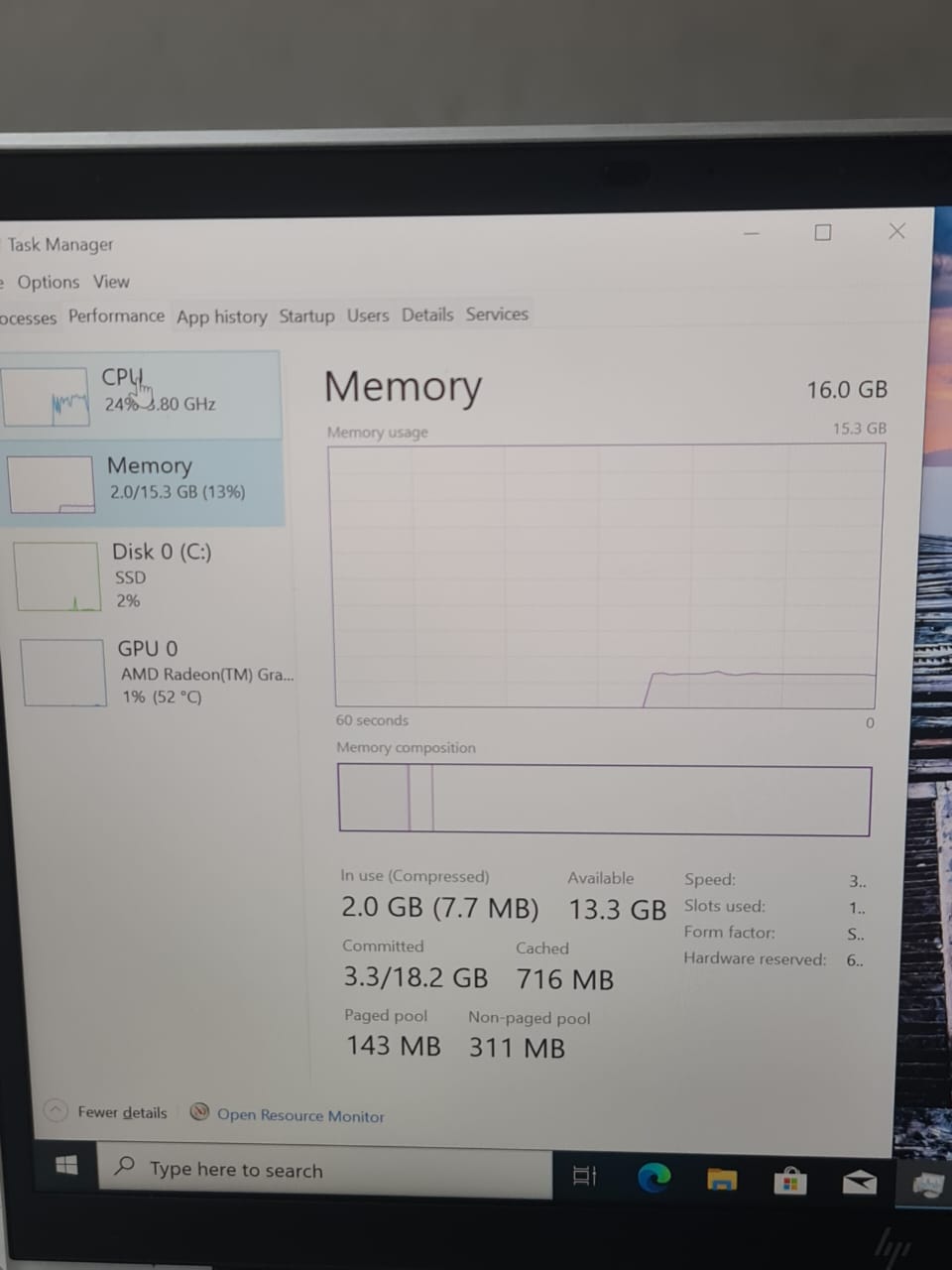 HP EliteBook 845 G7 14″ – AMD Ryzen 5 PRO 4650U Octa-core (8 Core) 1.70 GHz – 16 GB RAM – 256 GB SSD - 3