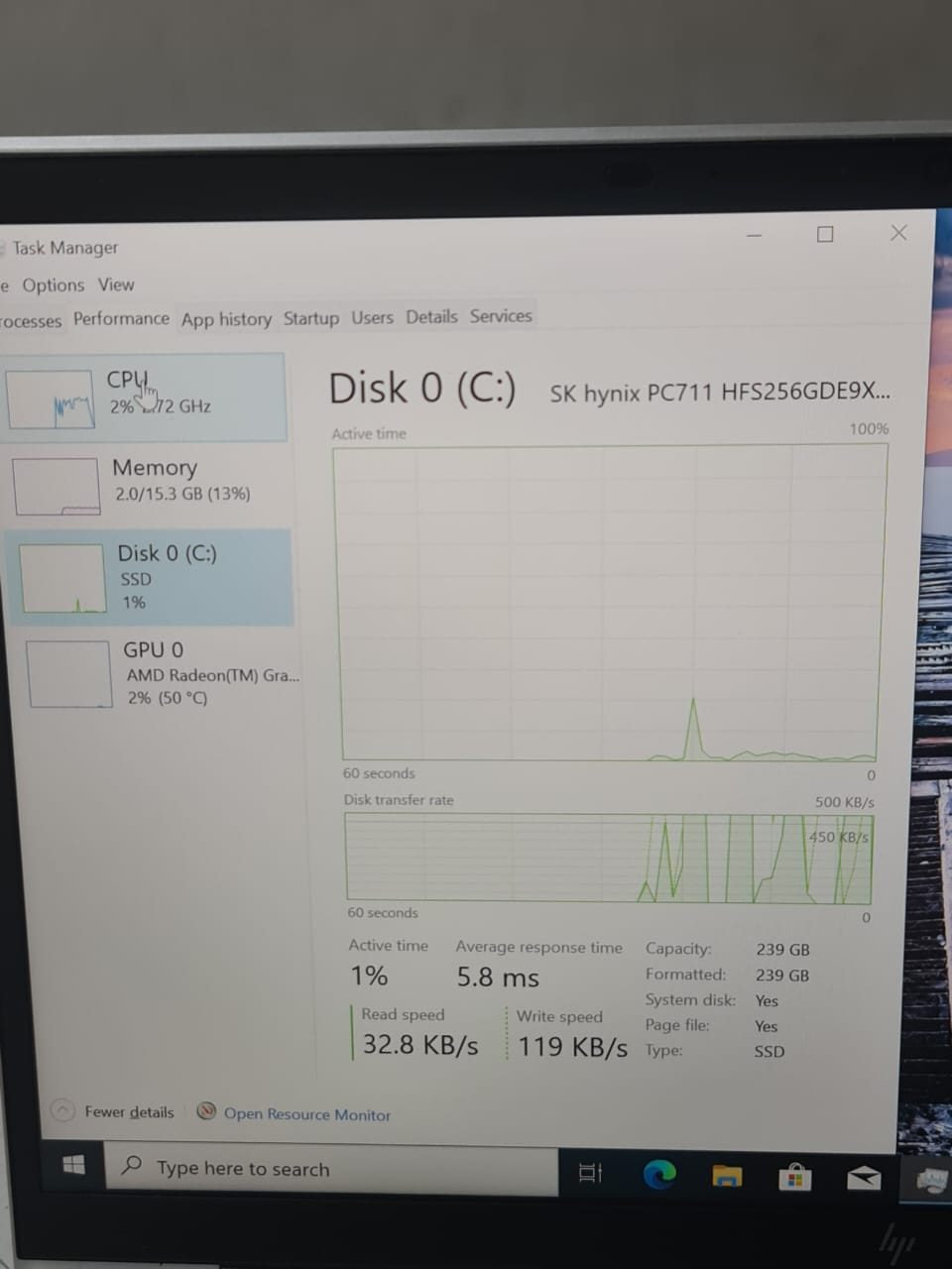 HP EliteBook 845 G7 14″ – AMD Ryzen 5 PRO 4650U Octa-core (8 Core) 1.70 GHz – 16 GB RAM – 256 GB SSD - 4