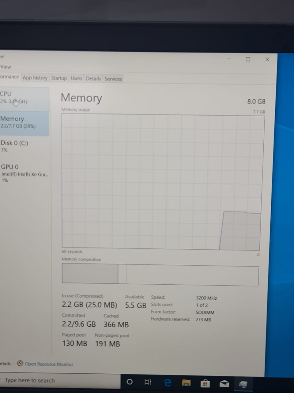 Dell Latitude 5520 Core i7 1185g7 – Ram 8G – 256G SSD – intel irex