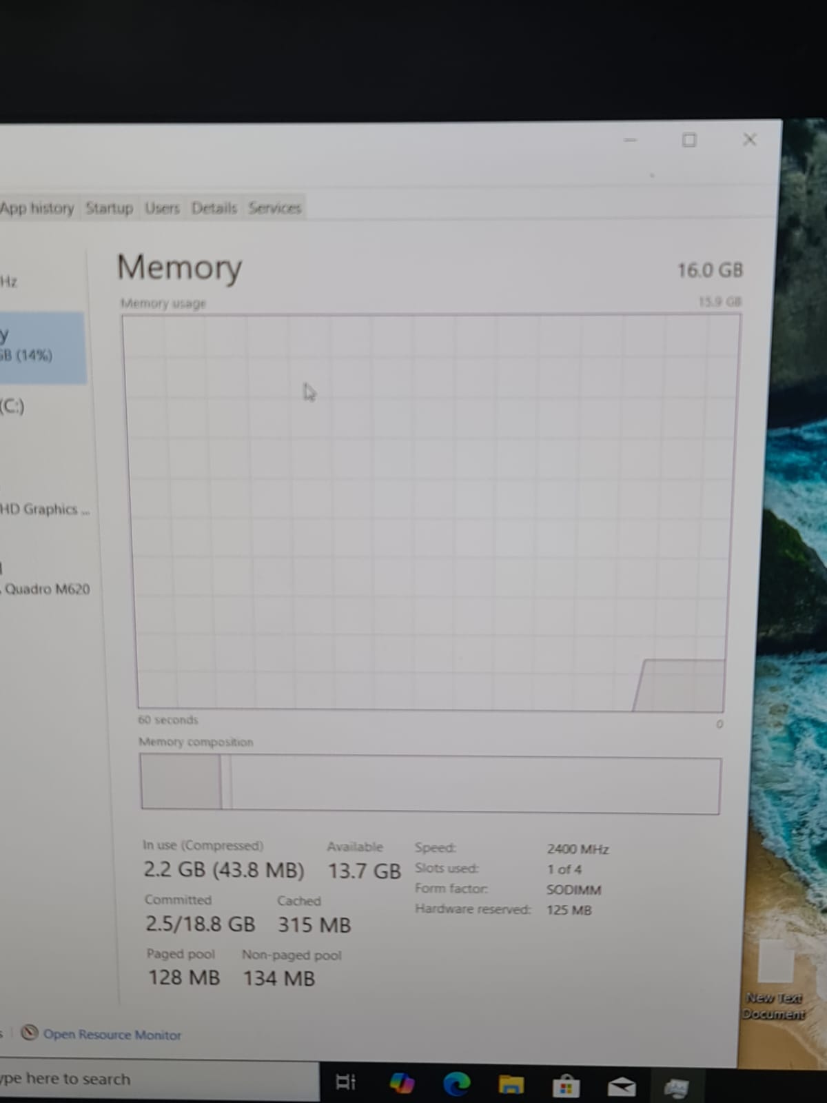 HP ZBOOK 17 G4 i7 HQ-hdd 256 ssd – 16 ddr4- NVIDIA M620
