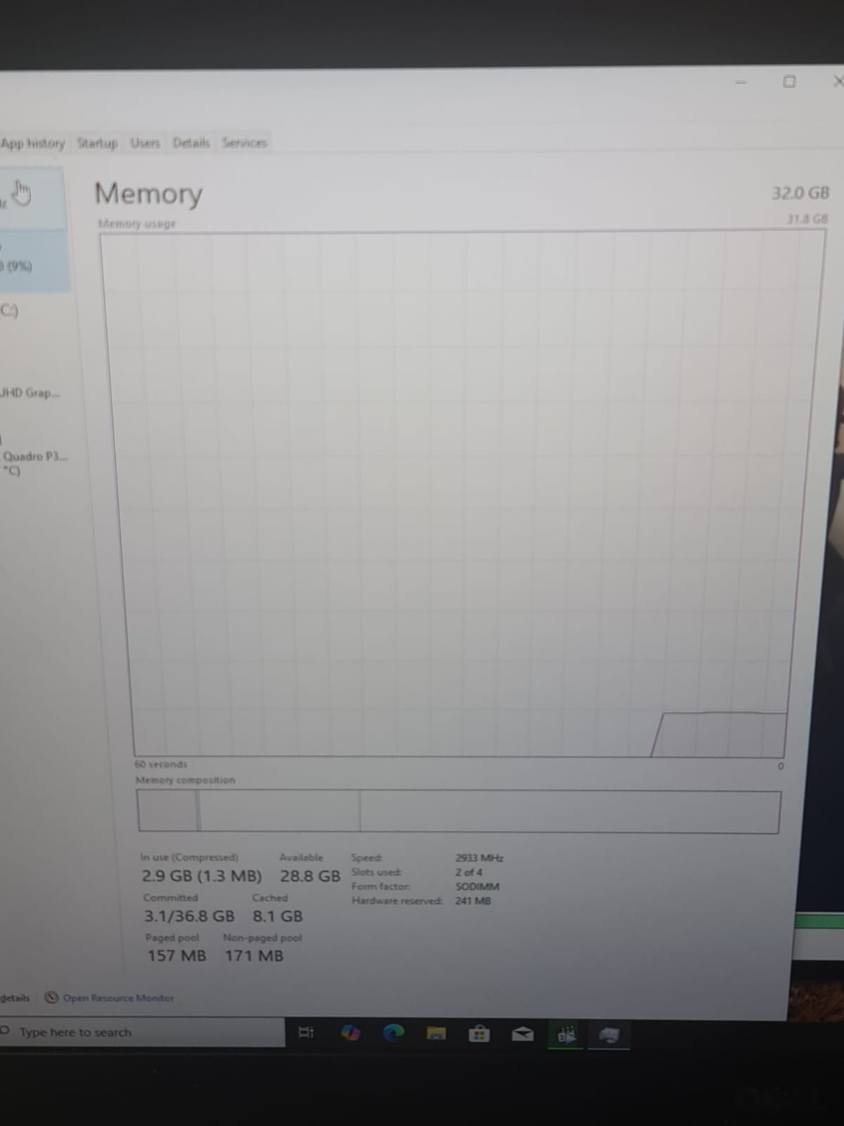 Dell precision 7730 i7 8th  ,16,512, vga 6gb