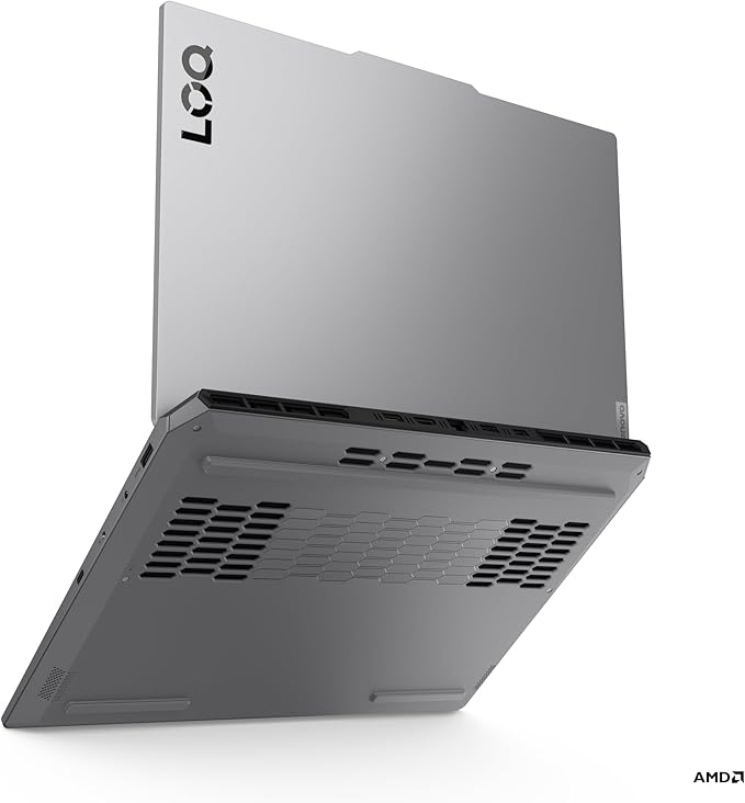 لابتوب للألعاب لينوفو 15AHP10 لوك، ايه ام دي رايزن 7 250، ذاكرة رام 16GB، هارد SSD 512GB، RTX 5050 8GB، شاشة 15.6 بوصة 144Hz، نظام تشغيل دوس، رمادي لونا، 83JG002BED