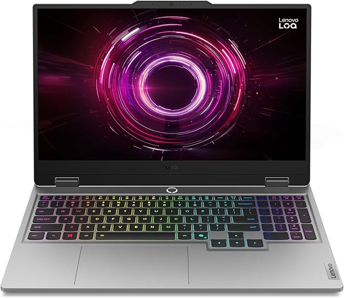 لابتوب للألعاب لينوفو 15AHP10 لوك، ايه ام دي رايزن 7 250، ذاكرة رام 16GB، هارد SSD 512GB، RTX 5050 8GB، شاشة 15.6 بوصة 144Hz، نظام تشغيل دوس، رمادي لونا، 83JG002BED