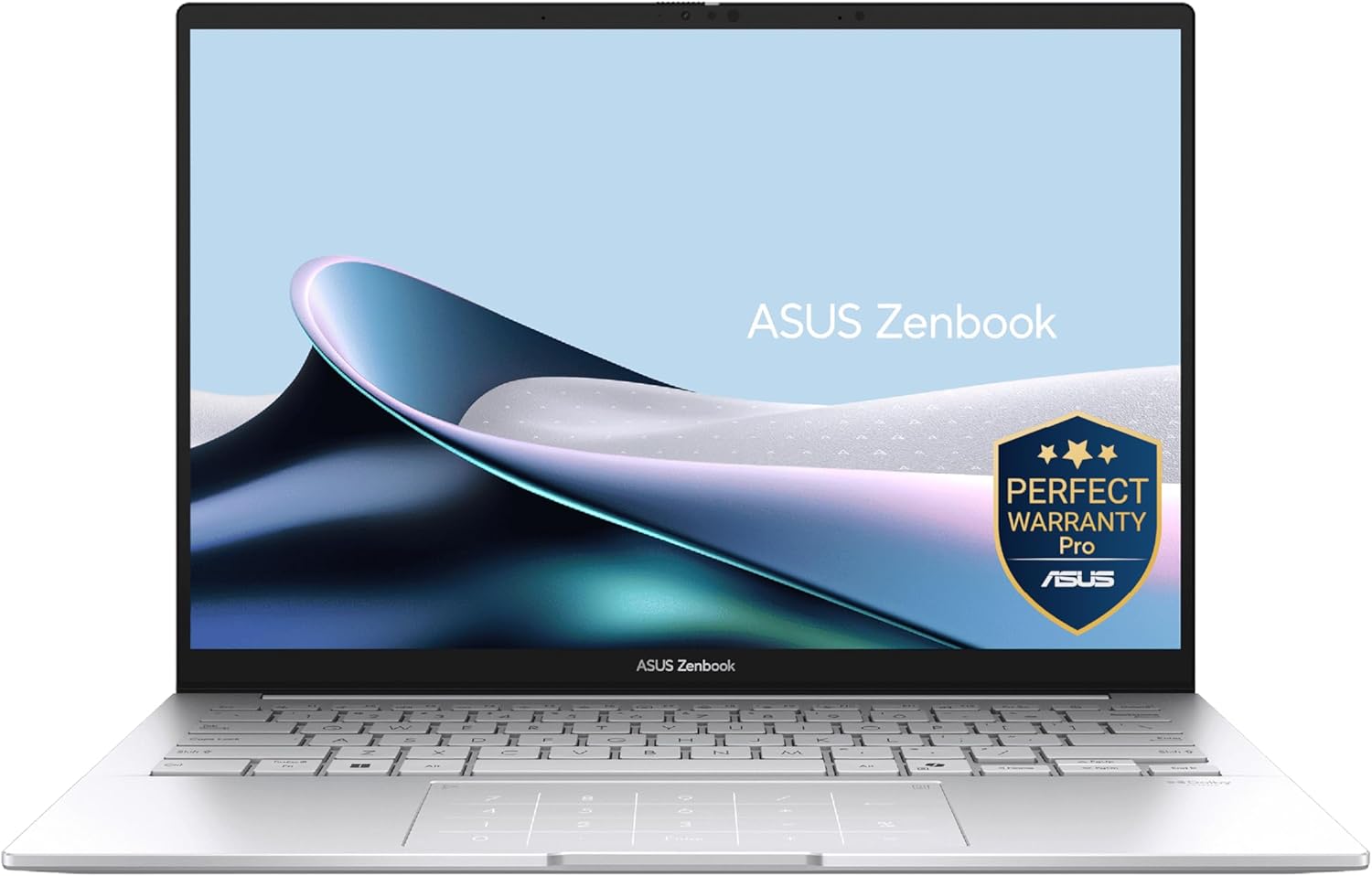 اسس زين بوك 14 [UX3405CA-PZ007W] كور™ U7-255H / 16GB DDR5 / 1TB SSD / بطاقة رسومات انتل ارك™ / 3K OLED 120Hz 14.0 انش / ويندوز 11/ضمان مثالي لمدة عام برو + [حافظة]