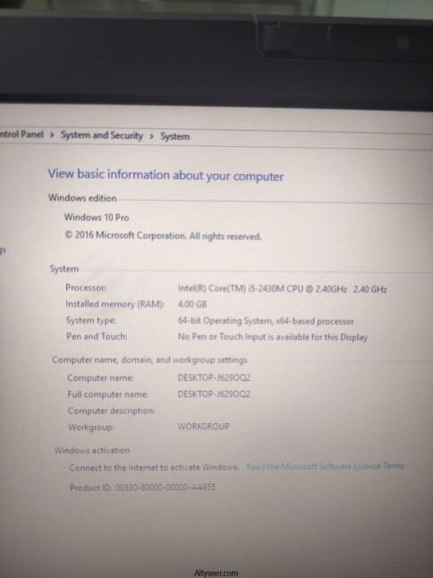 ⁦Laptop Fujitsu LifeBook S751 / i5 / RAM 4 GB / 14,0″ HD⁩ - الصورة ⁦5⁩