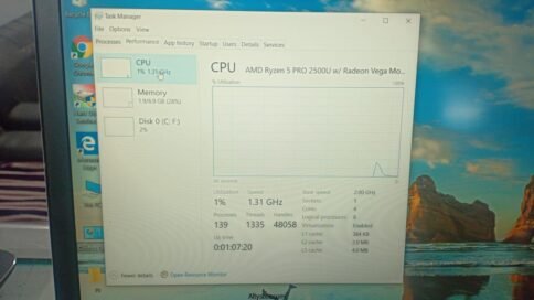 ⁦HP ELITEBOOK 755 G5 (RYZEN 5 PRO 2500U, SSD 256G, RAM 8G DDR4) LAPTOP SCREEN 15.6 FHD⁩ - الصورة ⁦7⁩