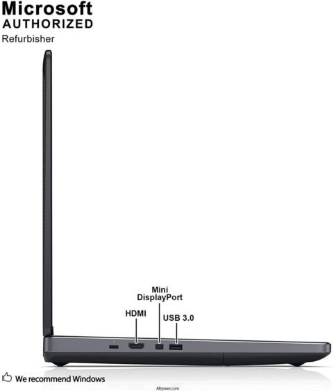 ⁦Dell Precision 7710 Intel Xeon E3-1535M v5 @ 2.90GHz RAM 16GB - SSD 512GB - NIVIDIA  m5000m 8G⁩ - الصورة ⁦10⁩