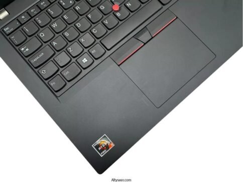 ⁦Lenovo Thinkpad L 14 Laptop, AMD Ryzen 3 Pro 4450U, 128GB SSD, 16GB RAM, 14 Inch, HD, AMD Radeon Graphics, Windows 10 Pro - Black⁩ - الصورة ⁦5⁩