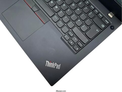 ⁦Lenovo Thinkpad L 14 Laptop, AMD Ryzen 3 Pro 4450U, 128GB SSD, 16GB RAM, 14 Inch, HD, AMD Radeon Graphics, Windows 10 Pro - Black⁩ - الصورة ⁦2⁩