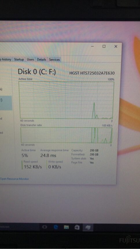⁦fujitsu E752 i5 2450m ram 4g intel 1600x900 الالماني وصل⁩ - الصورة ⁦4⁩